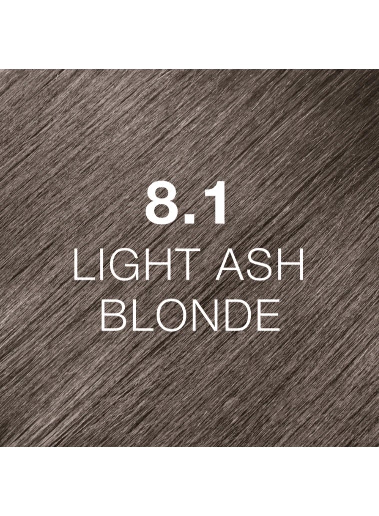 GK HAIR Color - 8.1 Light Ash Blonde 100ML - Image 2